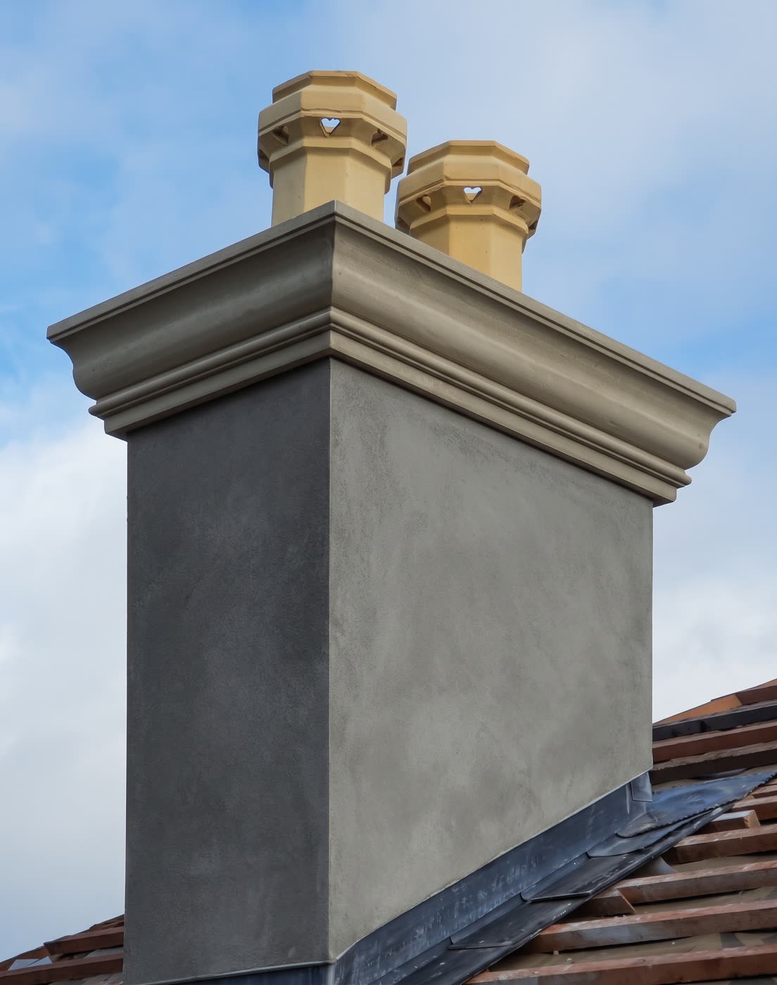 Design 01: false chimney cappings by Munster Coving